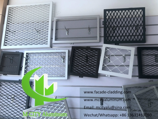 Panneaux d'écran en aluminium en maille d'architecture pour les façades