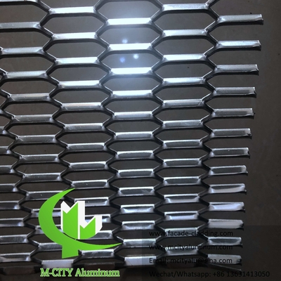 Maillage métallique perforant en tôle d'aluminium pour les façades de plafond