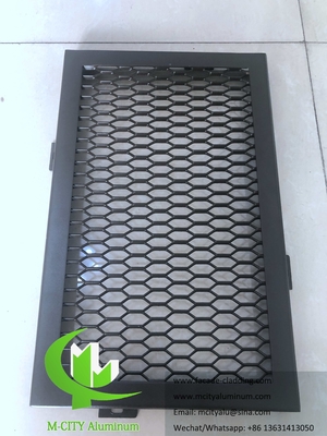 Panneaux muraux métalliques avec feuilles d'aluminium perforées pour les façades de plafond