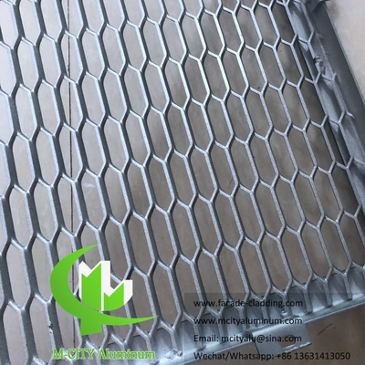 Maillage métallique perforant en tôle d'aluminium pour les façades de plafond