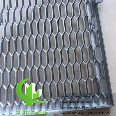 Maillage métallique perforant en tôle d'aluminium pour les façades de plafond