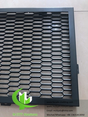 Panneaux d'écran en aluminium en maille d'architecture pour les façades
