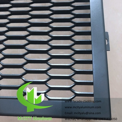 Panneaux d'écran étendus en maillage d'aluminium architectural pour façade