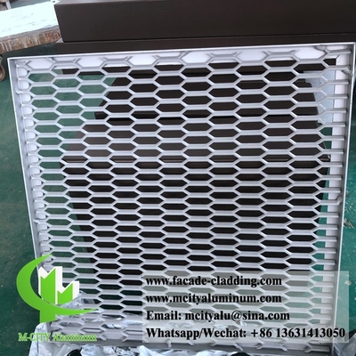 Panneau d'affichage architectural pour façade extérieure en aluminium