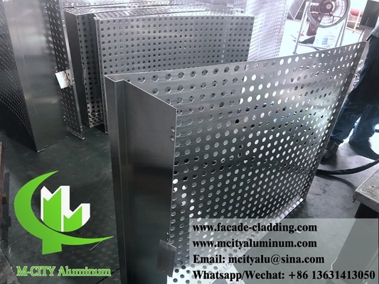 Maillage métallique perforant en tôle d'aluminium pour les façades de plafond