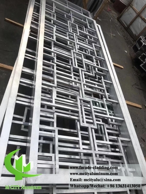 panneau massif Extérieur revêtement de façade en tôle d'aluminium métallique pour revêtement extérieur de façade
