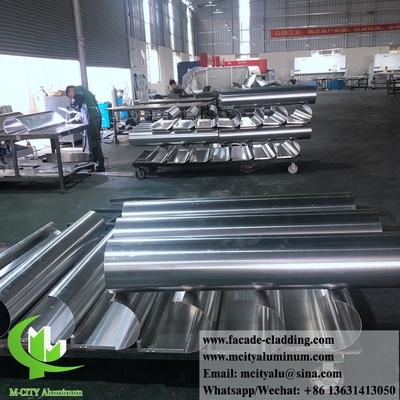 Matériau de décoration intérieure extérieure en aluminium massif revêtement de façade métallique