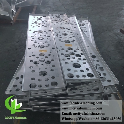 Chine fournisseur Panneau d'aluminium perforé métallique revêtu en poudre pour revêtement extérieur de façade