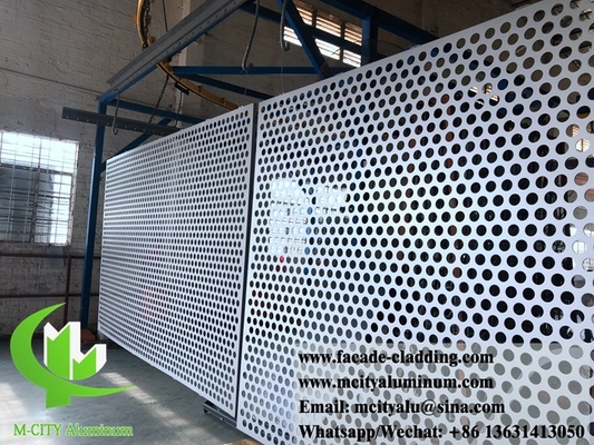 Chine Fabricant de panneaux perforés pour revêtement de façade en aluminium architectural extérieur