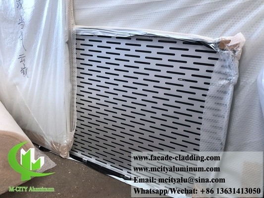 Écran à motifs décoratifs de perçage en aluminium anti-rouille