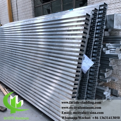 Imitation de briques métalliques revêtements muraux Panneaux en aluminium pour revêtements muraux Décoration de façade