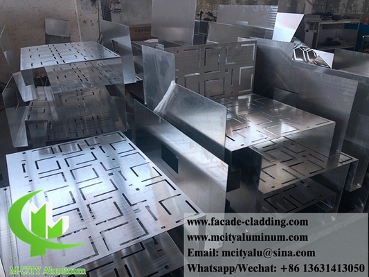 Panneau d'aluminium extérieur pour la découpe CNC en poudre blanche des revêtements muraux