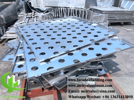 Panneau perforé en tôle CNC revêtement extérieur de façade en tôle d'aluminium pour revêtement extérieur de façade