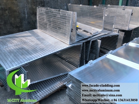 Panneau perforé en tôle CNC revêtement extérieur de façade en tôle d'aluminium pour revêtement extérieur de façade