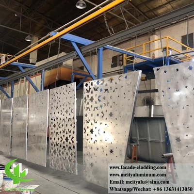 Chine 3003 panneau d'aluminium métallique de 3 mm revêtu en poudre de panneau d'aluminium massif mur rideau pour revêtement de façade