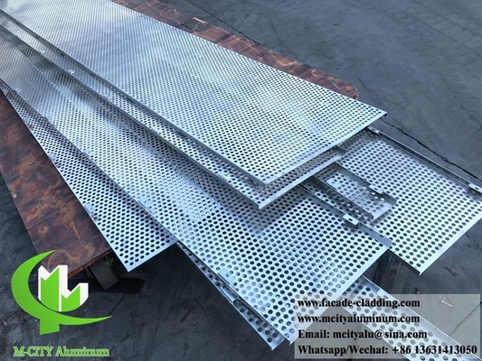 Système de revêtement métallique extérieur panneaux de façade en aluminium revêtus de poudre de 3 mm