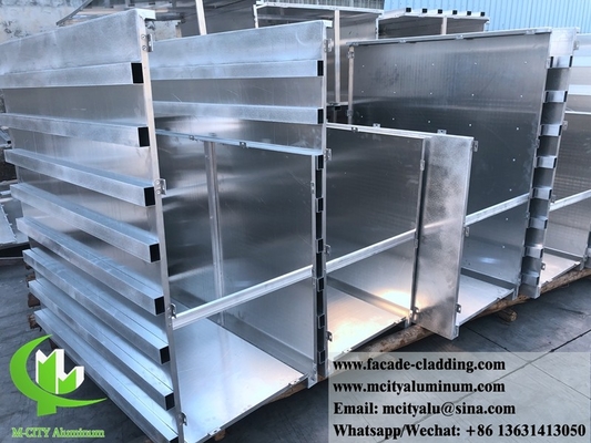 Chine 3003 panneau d'aluminium métallique de 3 mm revêtu en poudre de panneau d'aluminium massif mur rideau pour revêtement de façade
