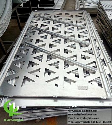 Chine écran métallique façades métalliques panneaux de revêtement en aluminium fournisseur en Chine