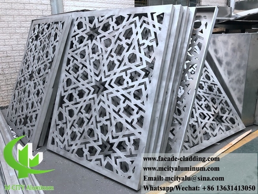 Panneaux d'aluminium pliés en 3D pour façade de bâtiment
