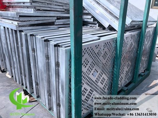 Panneaux en aluminium massif en tôle métallique décorative pour revêtements muraux