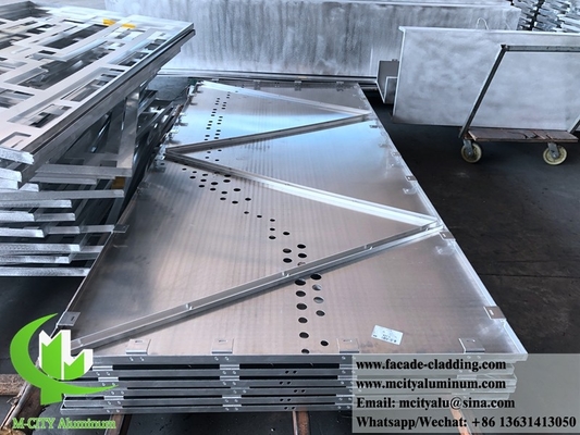 Façades métalliques revêtement métallique feuille d'aluminium pour la décoration de bâtiments
