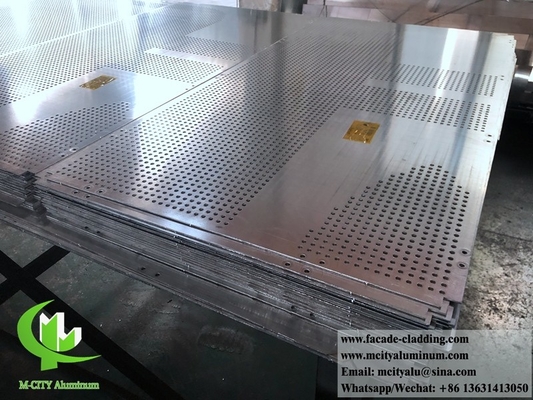 Paroi de rideau perforé en feuille d'aluminium à fluorocarbures pour revêtement de façade fournisseur en Chine