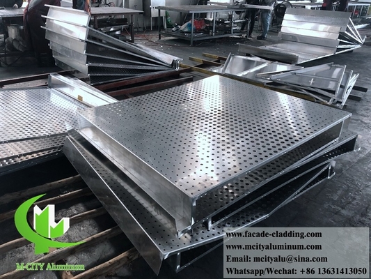 Panneaux en aluminium massif en tôle métallique décorative pour revêtements muraux