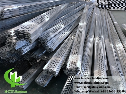 Façades métalliques revêtement métallique feuille d'aluminium pour la décoration de bâtiments