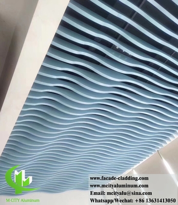 Plaque métallique de façade en aluminium Panneaux en aluminium pour façade de bâtiment Plaque métallique sur mesure 3 mm