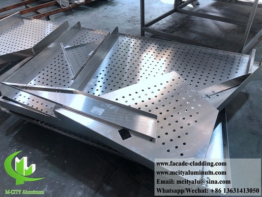 Chine fournisseur 3003 panneau d'aluminium métallique de 3 mm revêtu en poudre de panneau d'aluminium massif mur de rideau pour revêtement de façade