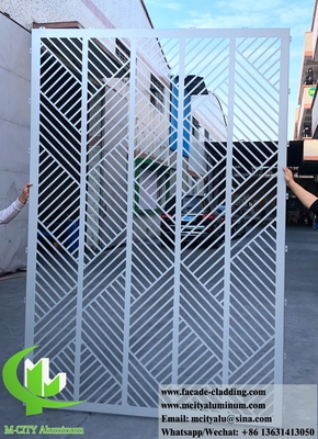 3 mm perforé Métal revêtement de façade métallique Écran métallique pour revêtement de mur en poudre enduit de noir