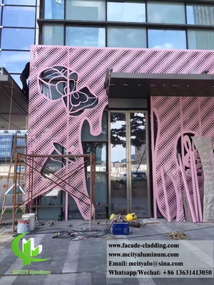 revêtements muraux extérieurs Fournisseur de tôles perforées en aluminium pour façade métallique en Chine