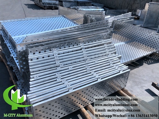revêtements muraux extérieurs Fournisseur de tôles perforées en aluminium pour façade métallique en Chine