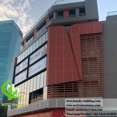 revêtements muraux extérieurs Fournisseur de tôles perforées en aluminium pour façade métallique en Chine