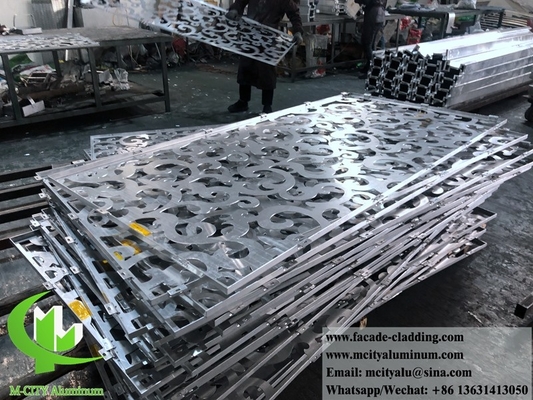 Panneaux métalliques en feuille d'aluminium pour façade de bâtiment