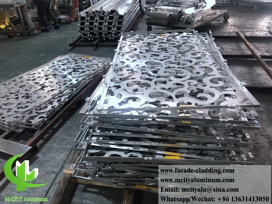 Panneaux métalliques en feuille d'aluminium pour façade de bâtiment
