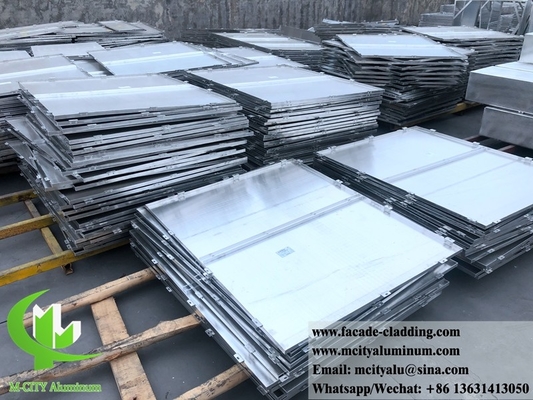 3003 Panneau métallique en aluminium de 3 mm panneau massif en fluorocarbone panneau de rideau en aluminium pour revêtement de façade