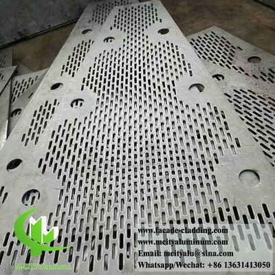 Panneaux métalliques en feuille d'aluminium pour façade de bâtiment