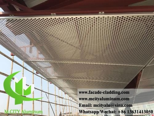 Façade en aluminium métallique Panneaux en aluminium pour façade de bâtiment tôle métallique personnalisée 3 mm