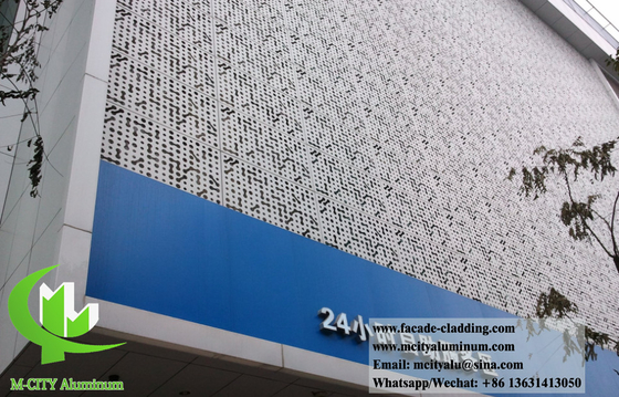 Fabrique d'aluminium de façades métalliques en Chine