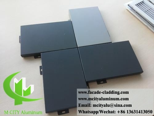 Façade en aluminium métallique Panneaux en aluminium pour façade de bâtiment tôle métallique personnalisée 3 mm