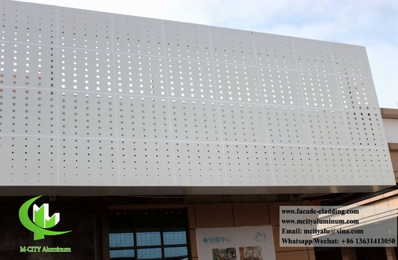 Plaque métallique PVDF 3 mm revêtue d'un revêtement en aluminium pour façade