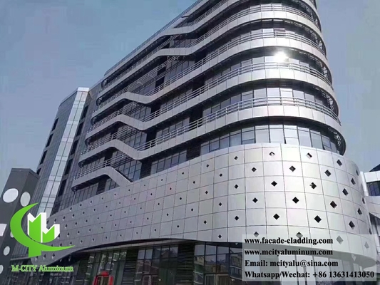 Panneaux de revêtement en aluminium pour façades métalliques perforées anti-rouille fournisseur en Chine