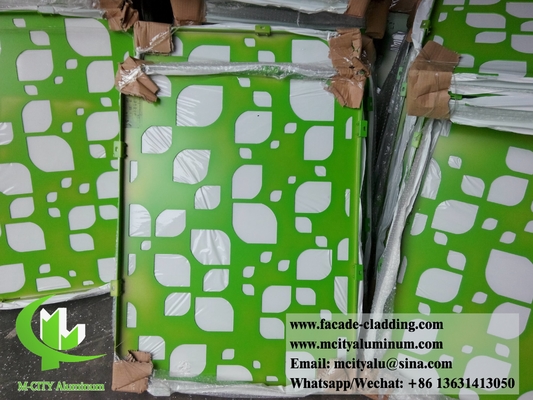 3003 Paroi de rideau revêtue en poudre pour revêtement de façade en tôle de 3 mm