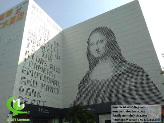 panneaux décoratifs en aluminium pour façade, revêtement murale, décoration extérieure de façade