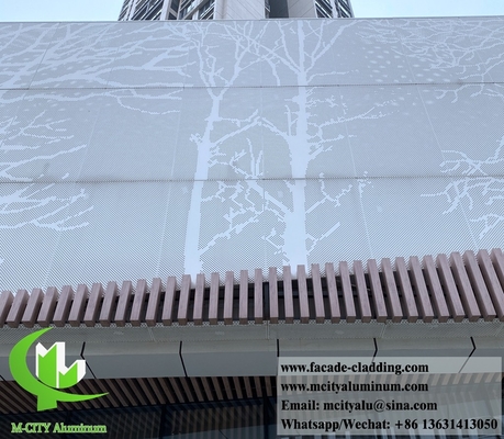 panneaux décoratifs en aluminium pour façade, revêtement murale, décoration extérieure de façade