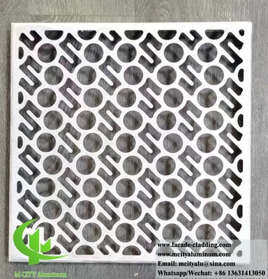 Fabrique de façades métalliques panneaux de revêtement en aluminium feuille d'aluminium pour façade murale