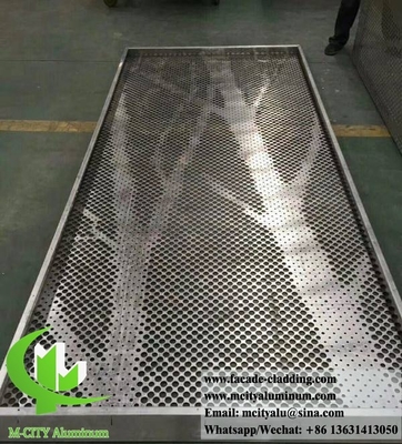 Panneaux de revêtement en aluminium pour façade à écran perforé extérieur fournisseur en Chine