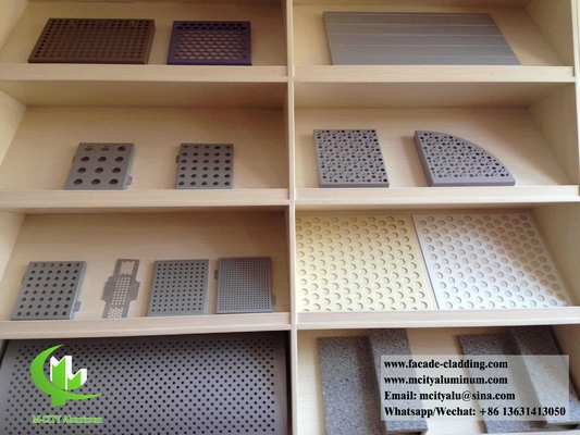 Écrans métalliques pour revêtements muraux, panneaux de façade en aluminium