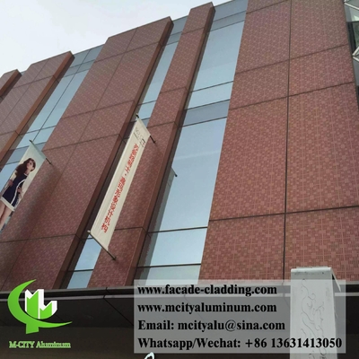 Écrans métalliques pour revêtements muraux, panneaux de façade en aluminium